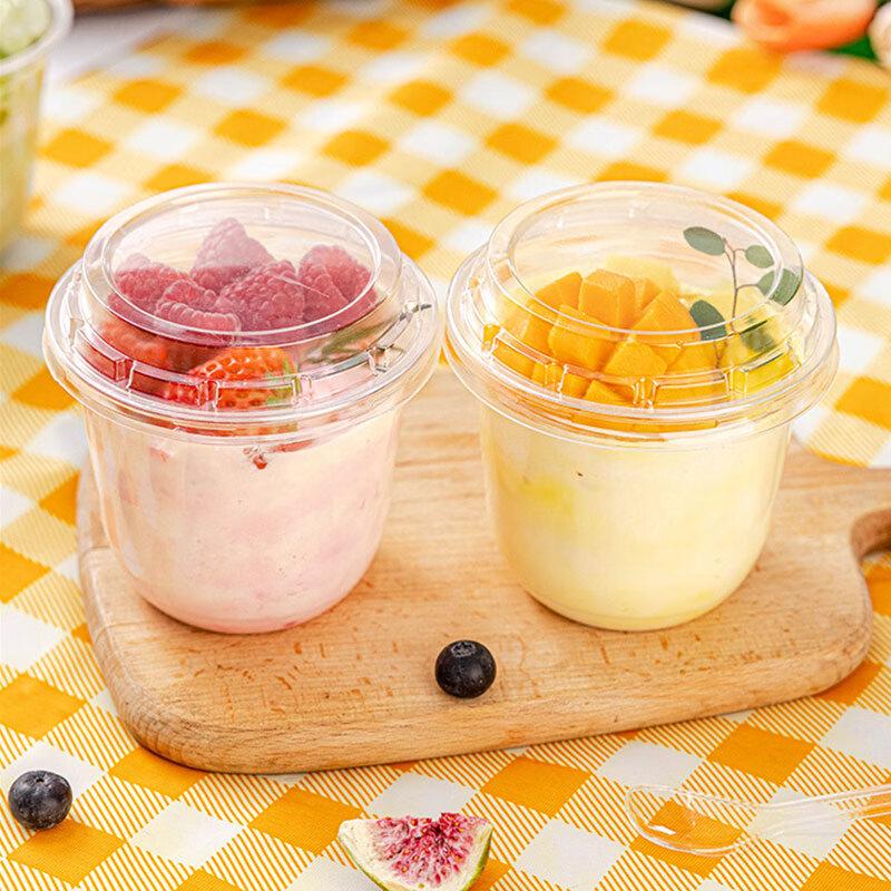 Disposable Dessert & Yogurt Cups with Lids