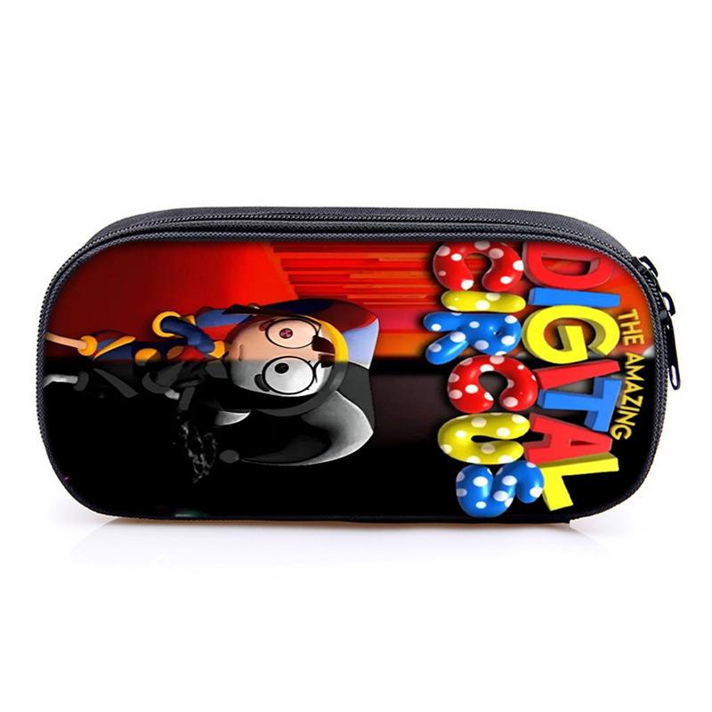 Circus The Amazing Digital Circus Compartment Pencil Case Student Children'S Stationery Case Pencil Case