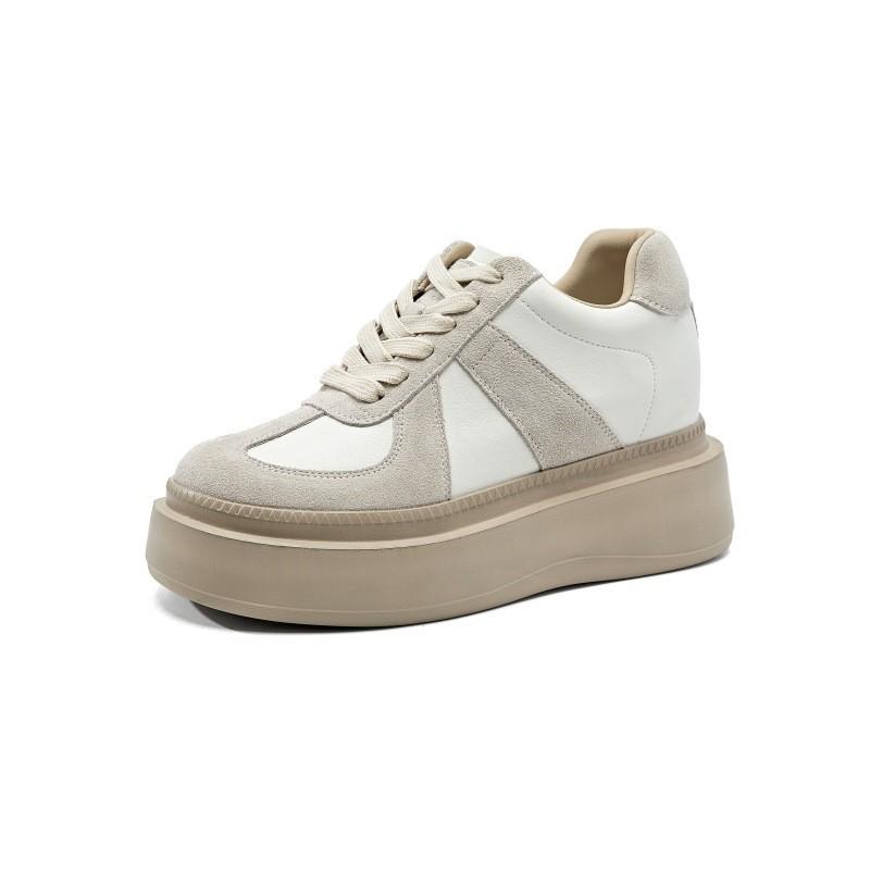 8cm Binnenhoogte Dames Platform Schoenen in Duitse Stijl - Lente Sportsneakers