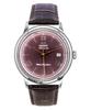Classic Leather Strap Bordeaux Dial Automatic RA-AC0026R Men's Watch