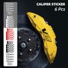 6 PCS Autocollant d'étrier Résistant aux hautes températures Autocollant de modification de frein pour ATS CTS DTS STS SLS SLR XLR Seville CT6