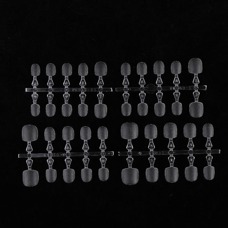 100Pcs Kids False Nails Press On Nails Coffin Artificial Nails Clear Fake Nail Tips For Extension Manicure Tool