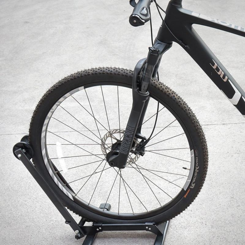 Bicycle folding parking stand, mountain bike portable repair support stand, display stand cycling accessories