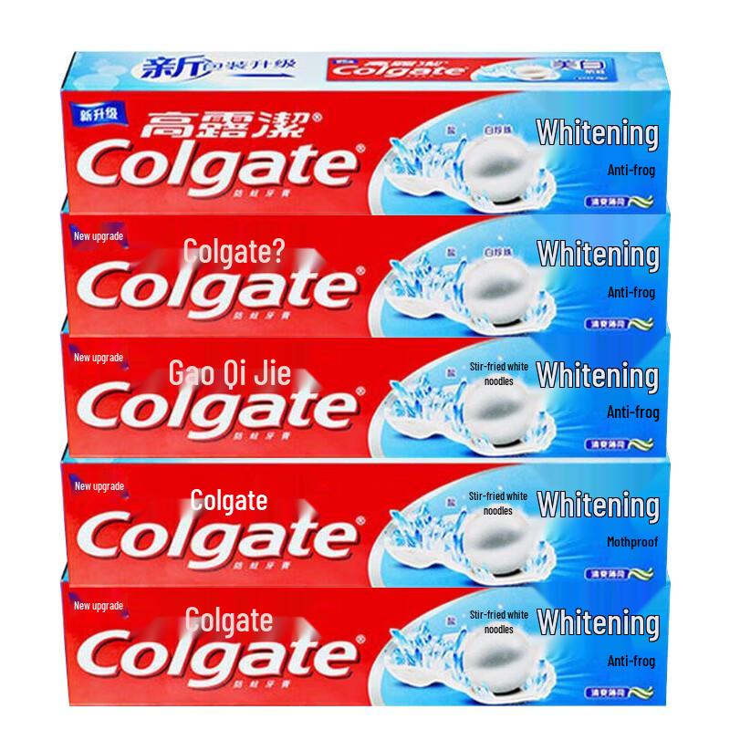 Colgate Anti-Cavity Whitening Gum Care Toothpaste - 5 x 140g Pack