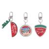 Viva La Vida Acrylic Watermelon Pendant Simulation Shining Watermelon Keychain   Bag