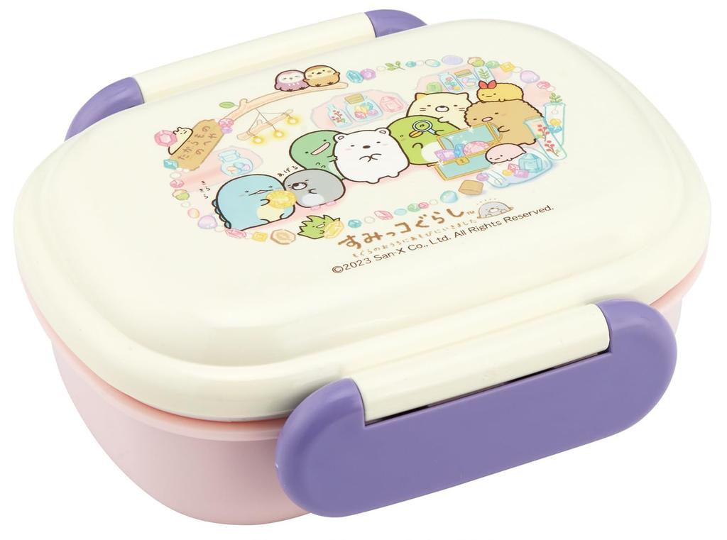 Skater Lunch Small Single Dome Sumikkogurashi Mole QAF1AG67596 Children's Box, Size, Tier, 270ml, Shape, Antibacterial, House, Girl's Design,
