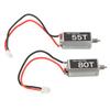 55T 80T RC Motor High Torsion Brushed Motor Replacement for AXIAL SCX24 124 RGT RC Crawler Car