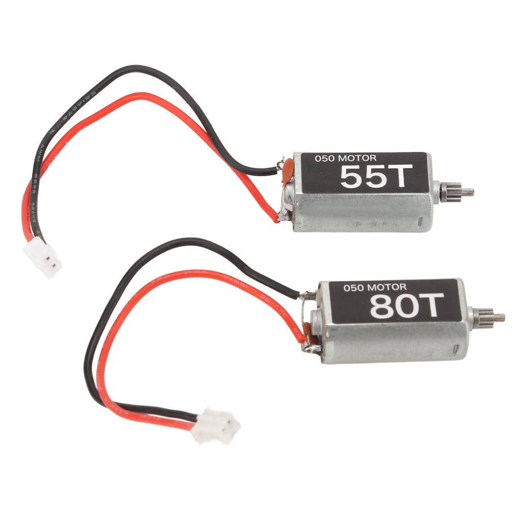 55T 80T RC Motor High Torsion Brushed Motor Replacement for AXIAL SCX24 124 RGT RC Crawler Car
