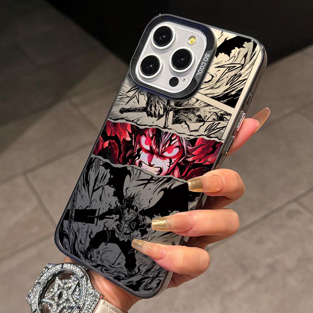 Anime Blacks Clovers Phone Case for Samsung Galaxy S26 S25 S24 S23 S22 S21 S20 Note20 FE Ultra Edge Plus 4G 5G Anti Fall Matte