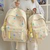 College Style Schoolbag Junior High School Girls Girl Heart Stars Large Capacity Simple Versatile High Value Backpack Tide