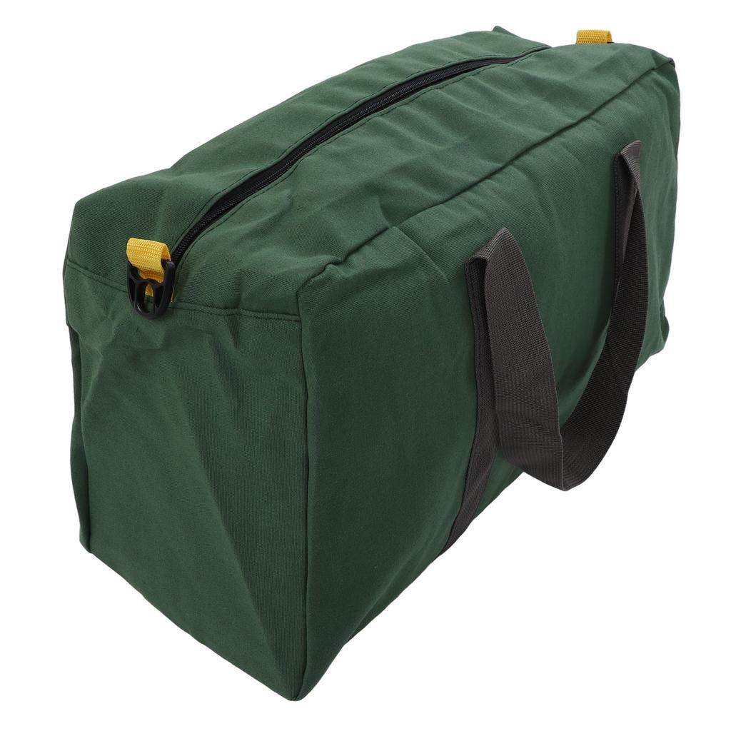 Hand Tool Bag Waterproof Heavy Duty Large Capacity Wide Mouth Canvas Portable Tool Tote for