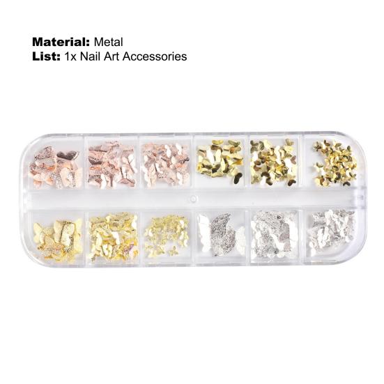 Zarter Nagelschmuck, breite Anwendung, langlebig, glänzender optischer Effekt