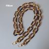 New Phone Chain Accessory Detachable Parts Amber Crossbody Resin Cute Strap Phone Case Chains Acrylic Shoulder Lanyard Hanging Chain