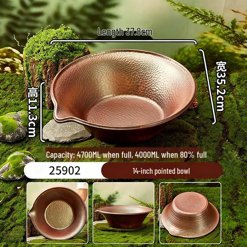Melamine Plate for Gourmet Hot Pot, Barbecue & Shrimp: Mountain & Field Design