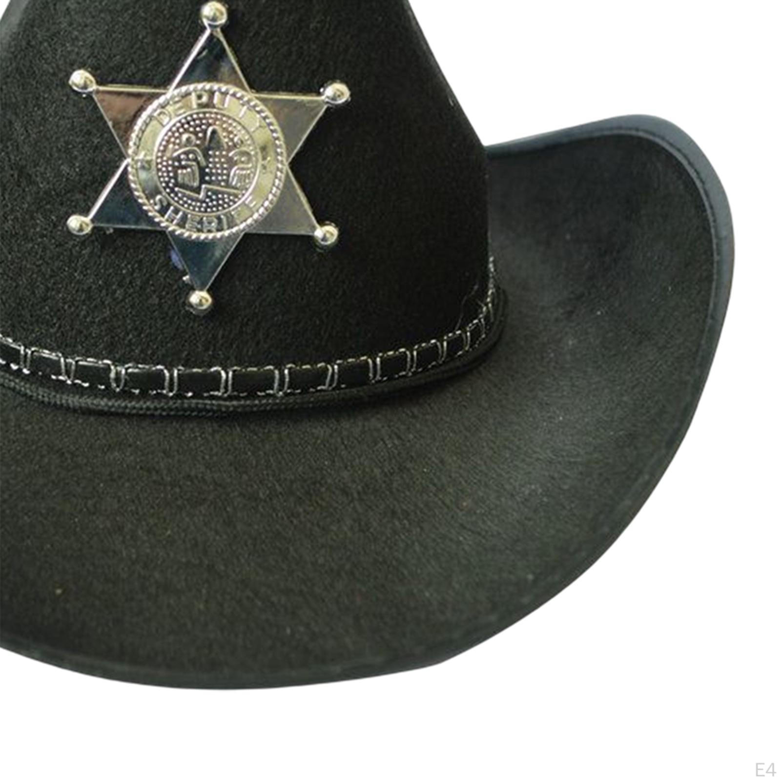 Chapeau De Cowboy Unisexe - Tour De Tête 56-58 Cm - Polyester Léger - Neuf Avec étiquette