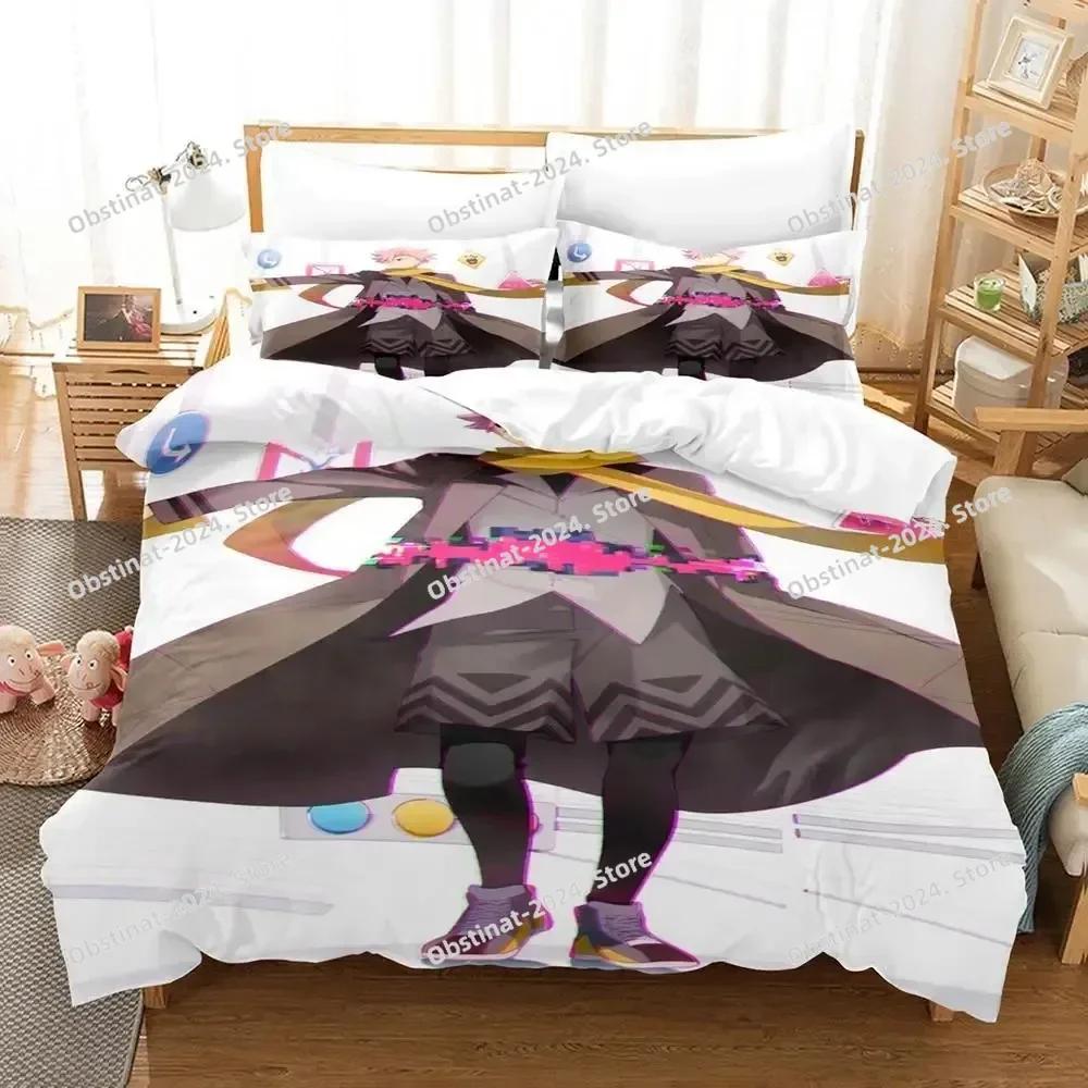 3d Anime ID INVADED Beding Set Single Twin Printed Bed Linen Set With Pilowcase Bed Soft Duvet Cover Single Double Quen Super King-Sized Dimensionsd