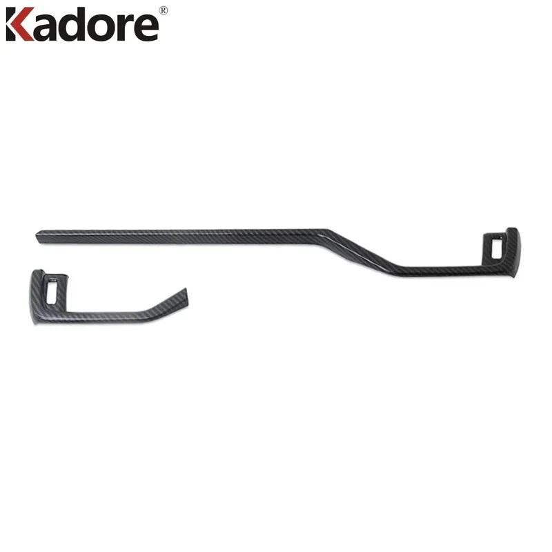 Car Front Air Condition Vent Outlet Cover Trim For Toyota RAV4 RAV 4 -   2024 Carbon Fiber Interior Accessories