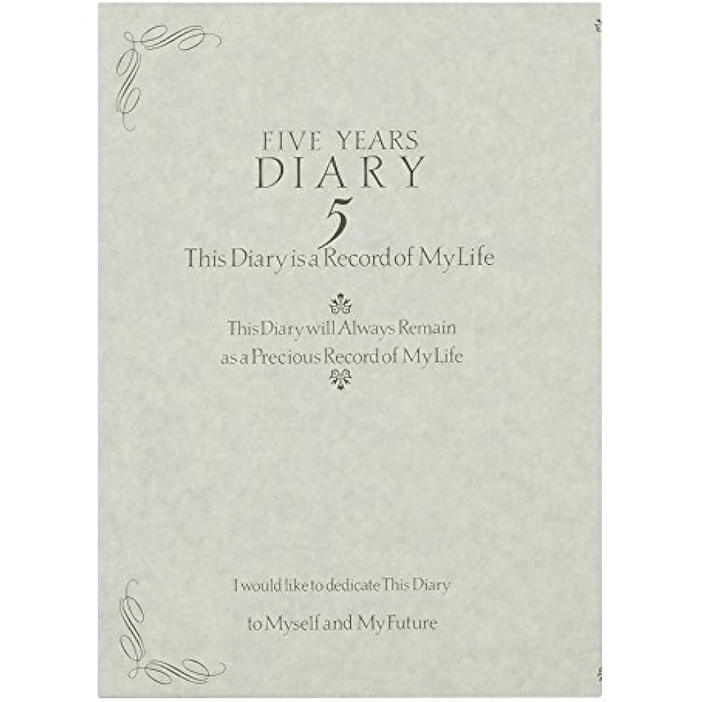 Midori Diary 5 Years Western Style View with Bar 12107001A