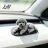 Dog Shape Fidget Toy Stress Relief for Car Dashboard Decor Puppy Squeeze Soft with Anti-slip Mat Animal Anti-Anxiety Sensory