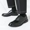 Fashion Men's leather shoes Comfortable casual business classic style Groom's wedding Derby adult shoes DRESS Hot selling lace-up