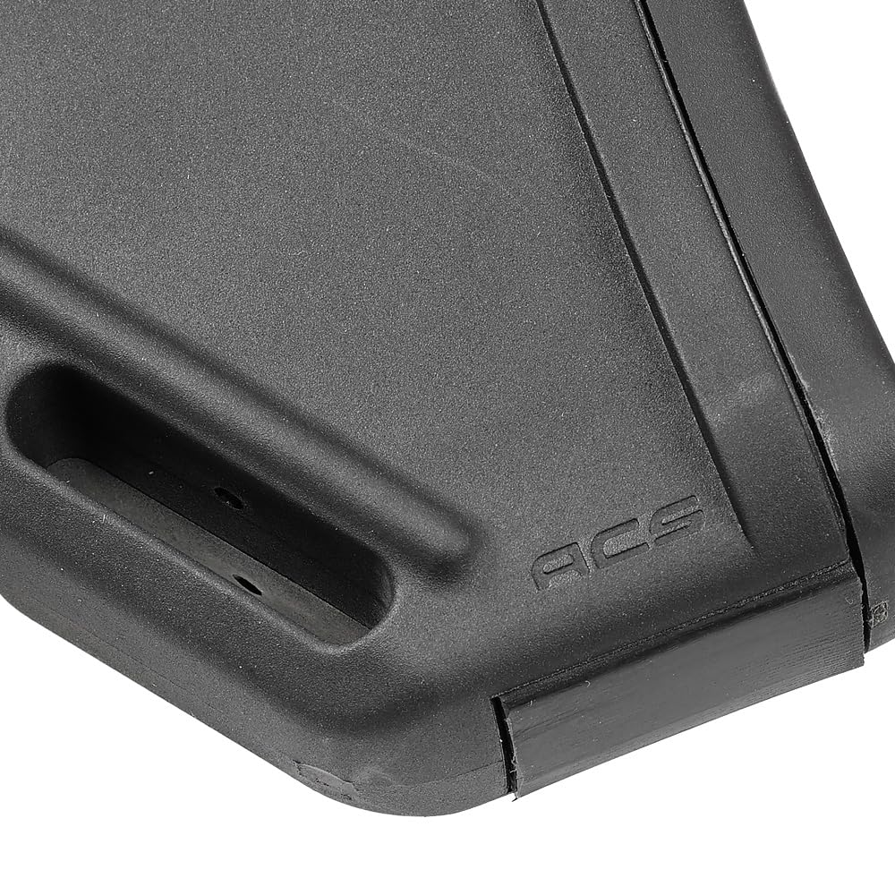 E&C Magpul ACS Carbine Stock Replica, Mil-Spec Diameter Buffer Tube Compatible, Reinforced Polymer, Black