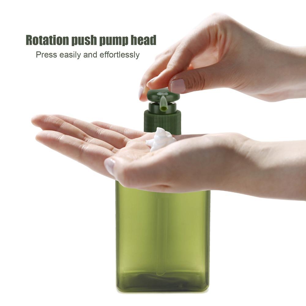 3Pcs 280ml Capacity Pump Bottle Press Bottle Travel Bottle Refillable Lotion Container  For Travel