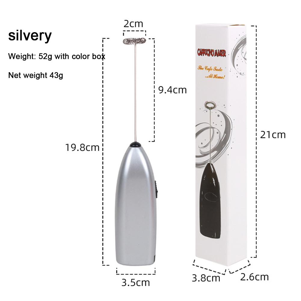 

Электрический вспениватель молока, кухонный пенообразователь для напитков, миксер-венчик, мешалка для кофе, капучино, сливочник, венчик для пенной смеси, венчик для взбивания яиц CHINA серебряный