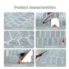 12" x 12" Peel and Stick Backsplash Waterproof Wallpapers Wall Tile  for Kitchen Bathroom