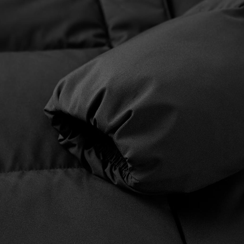 Adidas Outdoorowa Casualowa Sportowa Rozpinana z Kapturem Ciepła Kurtka Puchowa Unisex Kurtki Czarna JW1686