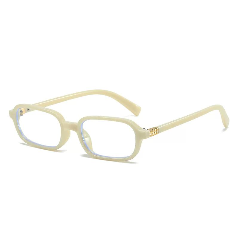 2024 New Narrow Frame Sunglasses European and American Personality Fashion Square Simple Elegant All-Match Sunglasses