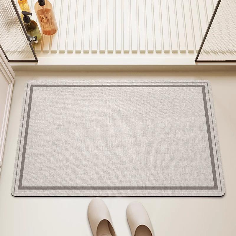 Minimalist Quick-Drying Non-Slip Diatomaceous Earth Bathroom Floor Mat
