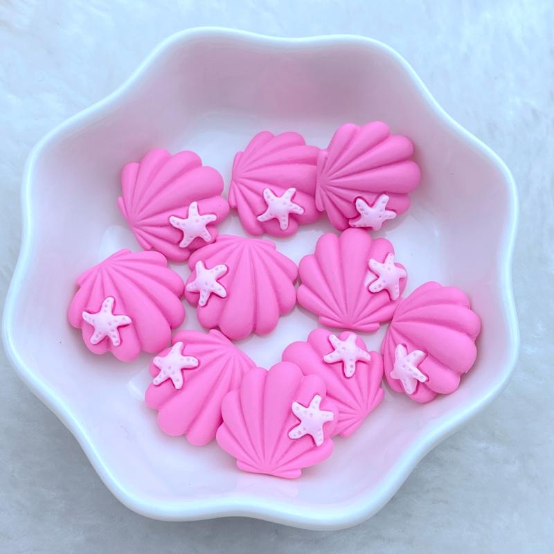 10Pcs New Cute Resin Mini Marine Animal Series Flat Back Manicure Parts Embellishments For Hair Bows Accessories