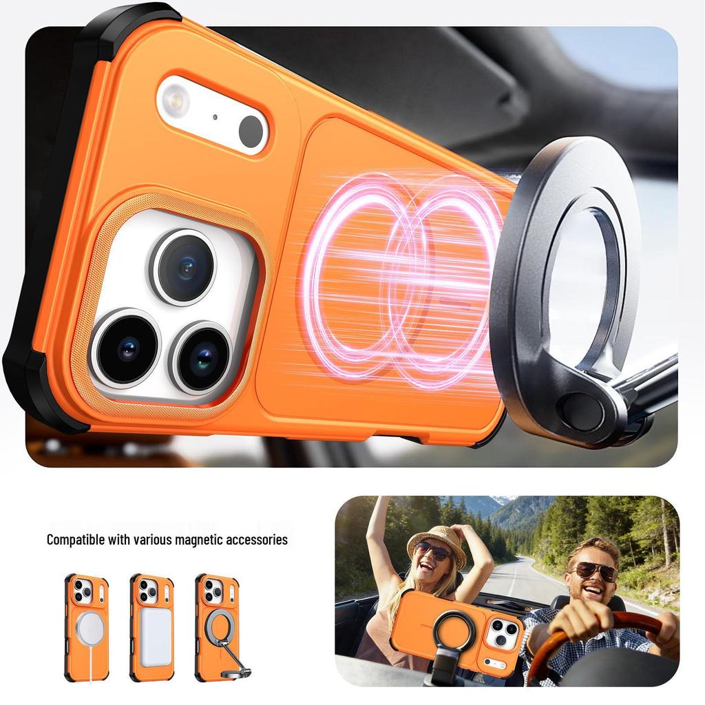 iPhone 17 Pro Max Skin-Feel Full Coverage Magsafe Magnetic Case