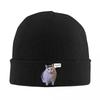 New Huh Cat Meme Hat Autumn Winter Skullies Beanies Warm Cap Unisex Women Acrylic Skullcap