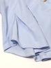 Trendy Women's European & American Striped Long-Sleeve Shirt - Niche Spring/Autumn Design