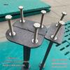 Cast Iron Leg for Sow Farrowing Crate - Manure Leakage Board Welded Foot Support, Farming Equipment Accessory