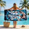 Great Soccer Player Fashion Beach Towel: Ideal for Summer Adventures Soft, absorbent and quick drying suitable for swimming and bathing