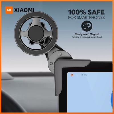 Xiaomi Am Fahrzeug montierter Bildschirm Magnetische Handyhalterung 360 Grad frei drehbar Faltbare Halterung Verwendet für Auto Elektrofahrzeug