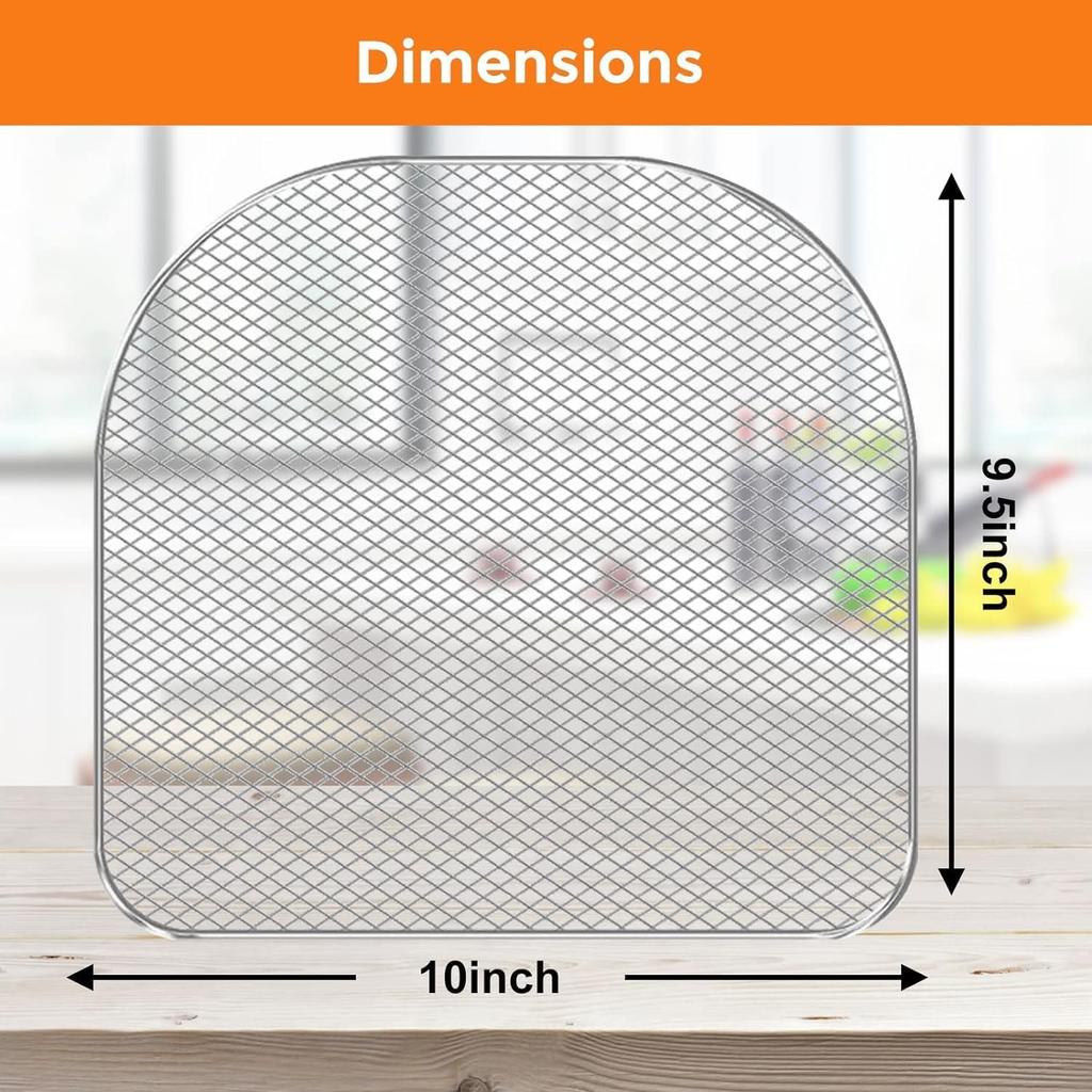 Air Fryer Rack for Oven, 3 PCS Air Fryer Oven Accessories Dehydrator Rack Replacement Tray Cooling Racks for Chefman 6.3 Qt Air Fryer, Power XL