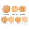 Reusable Bamboo Wood Mason Jar Cap Kitchen Organization Mug Cover Wooden Lids Lid With Spoon Hole Seasoning Bottle Caps