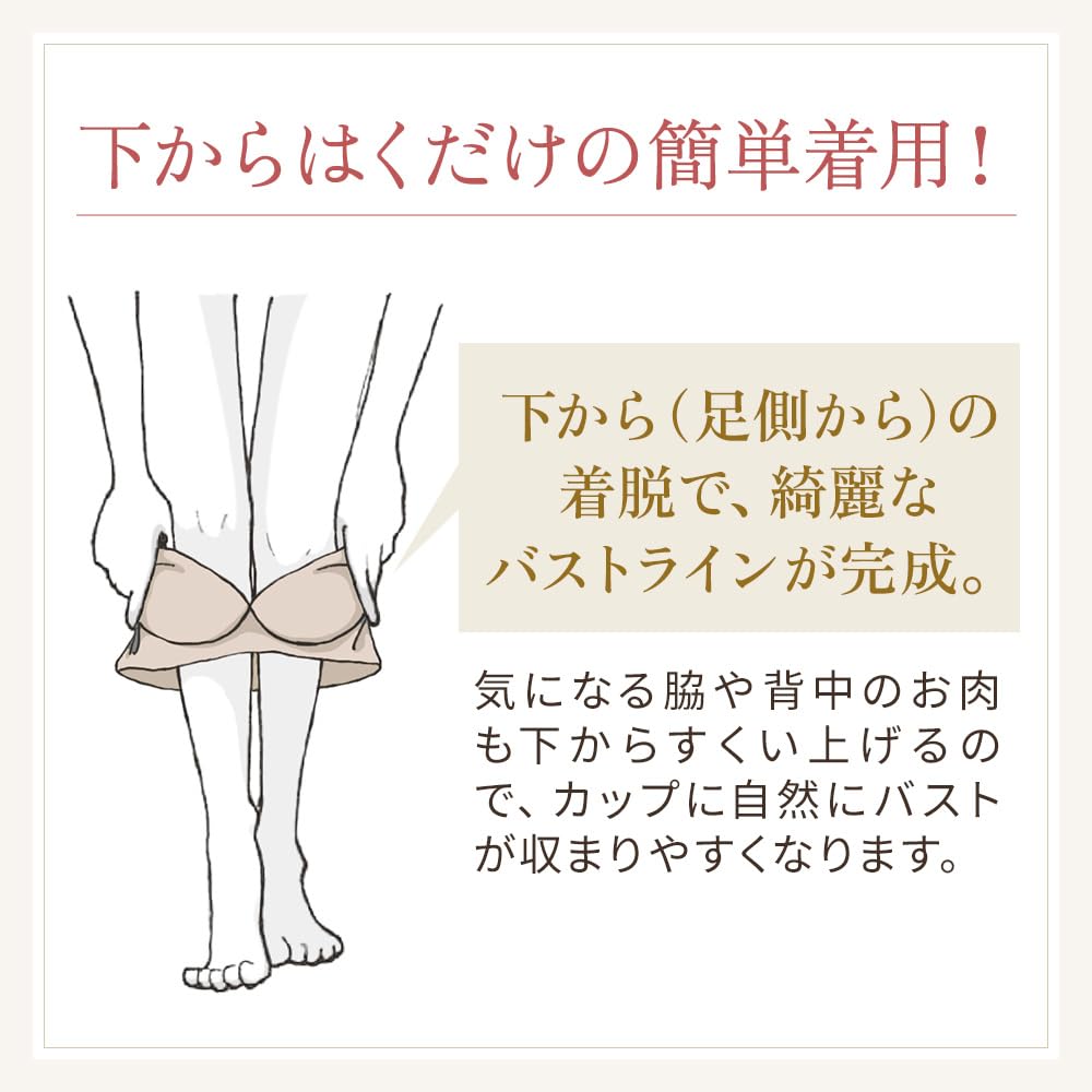 New Shaping Cotton Blend Triple Catch FIT Bra S [Bradelis York] Non-wired Bra, 23, Black,