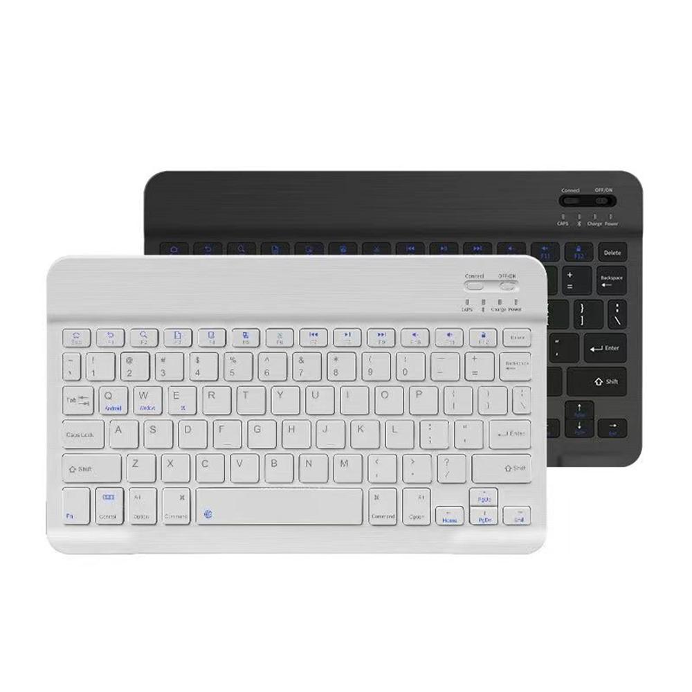 10-Zoll-Wireless-BT-Tastatur Threesystem Universelles, farbenfrohes, wiederaufladbares BT-Tastatur-Mobiltelefon