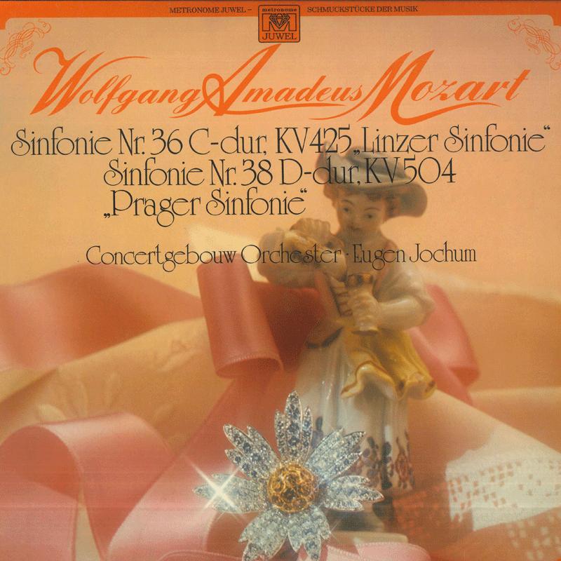 LP Record EUGEN JOCHUM CONCERTGEBOUW ORCHEST  Mozart Sinfonie Nr36 Cdur Kv425 L 0140136 METRONOME JUWEL 1962 Germany Classical Used