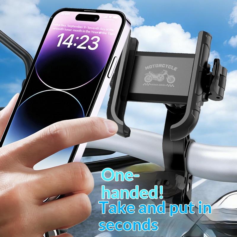 1Pcs Gps Bracket Mounting Clip Motorcycle Bicycle Mobile Phone Holder Multi-Specification Mobile Handlebar Bracket