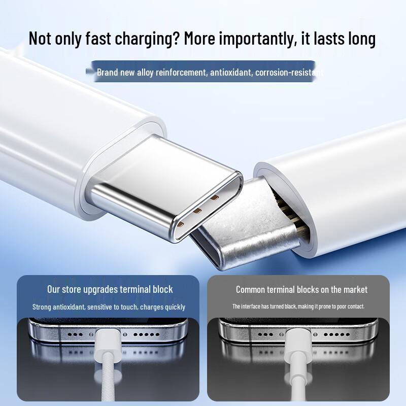 Tafeike PD60W Braided USB-C to USB-C Fast Charging Cable