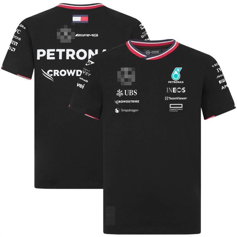 Tricou elegant 2024 F1 -benz Team cu mânecă scurtă și croială confortabilă largă