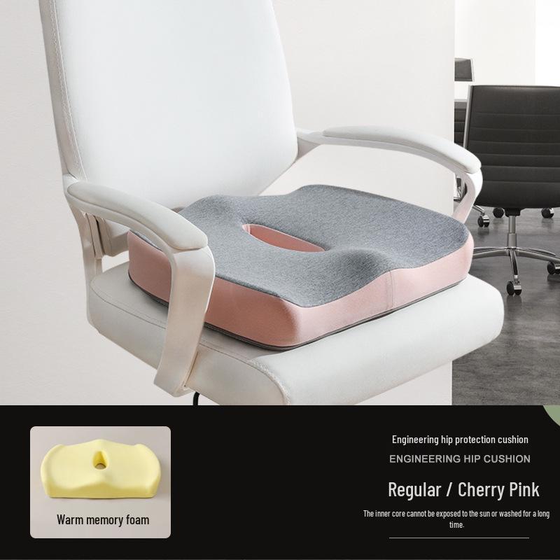 Ergonomisches Bürositzkissen mit Lendenwirbelstütze für Frauen - Lindert Gesäßschmerzen & Hämorrhoiden