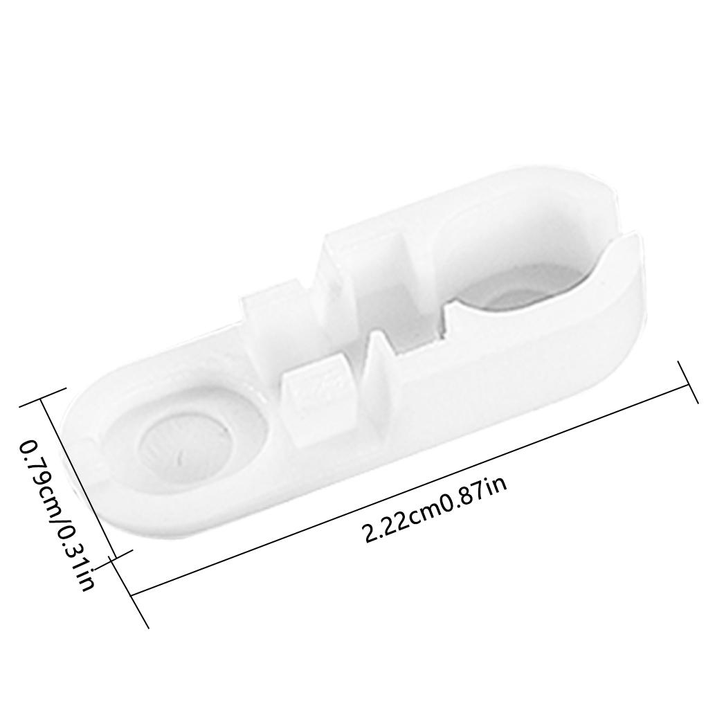 10pcs/bag Curtain Rollers Plastic Blinds Pull Cord Connectors Curtain Connectors for Home Office