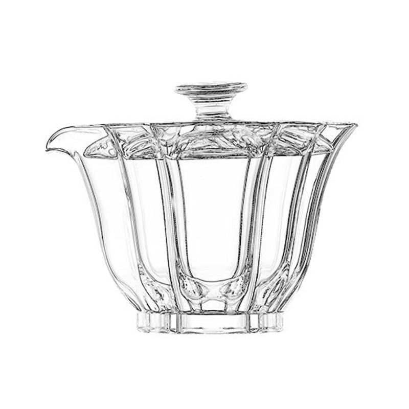 

Multifuntional Glass Gaiwan Glass Tureen Glass Texture Explosions Proof Teaware Suitable for Enjoyings Various Teas Drink чистый