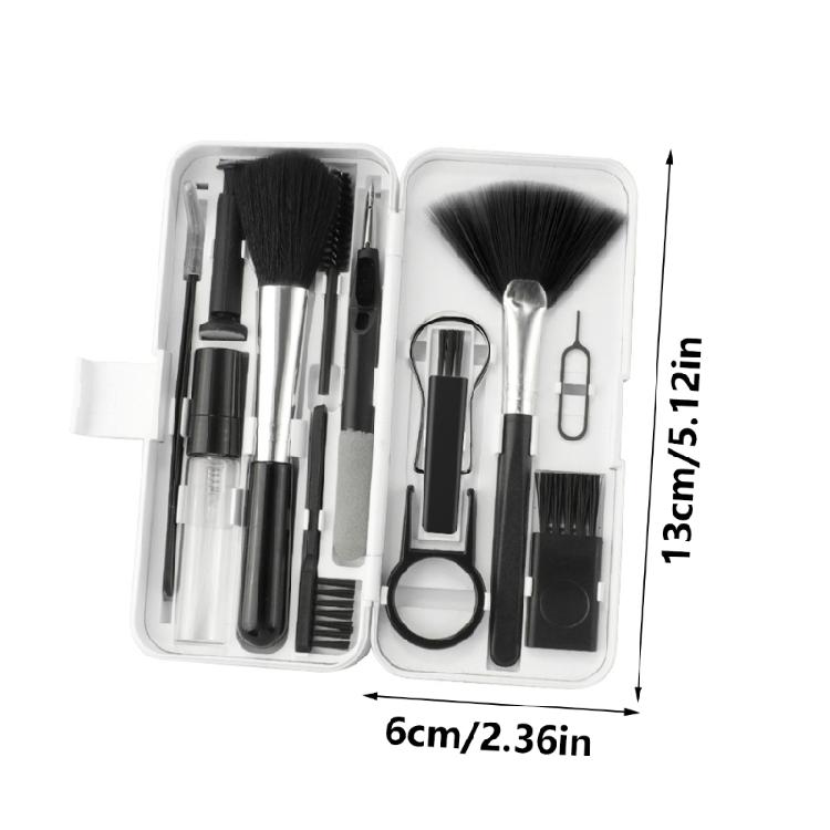 18 in 1 Multifunctional Cleaning Tool Set Cleaning Brush For Electronics Maintaining Keyboards Monitors Small Gadgets